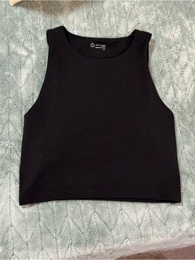 OFFLINE By Aerie Real Me XTRA High Neck Sports Bra - Black Size Small